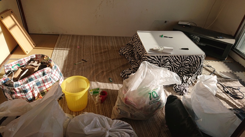 千葉県千葉市中央区の引っ越し後の残置物回収・片付けの作業
