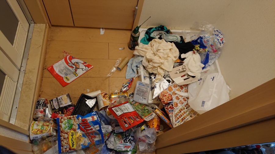 【分割払い事例】東京都北区のゴミ部屋の片付け・清掃作業