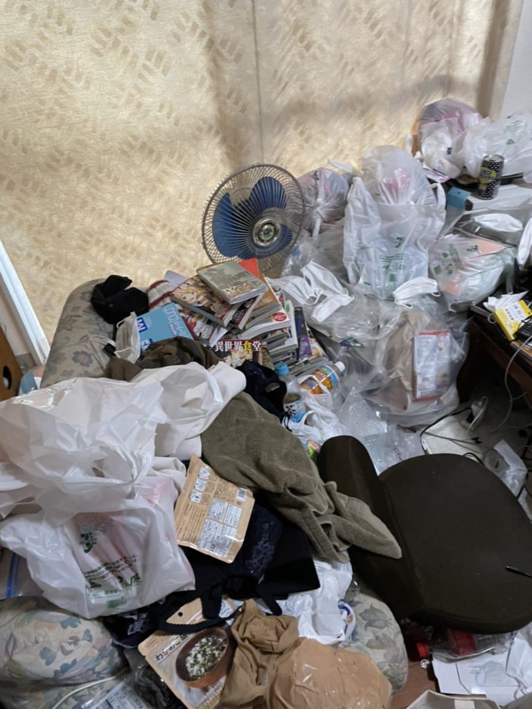 【分割払い/緊急対応】東京都板橋区の不規則生活で溜め込んだ不用品・ゴミ回収作業