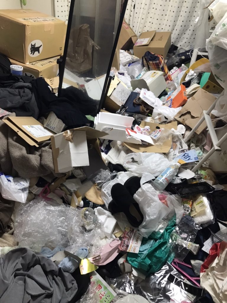【後払い事例】群馬県太田市の分別からの不用品回収とお部屋の片付け作業