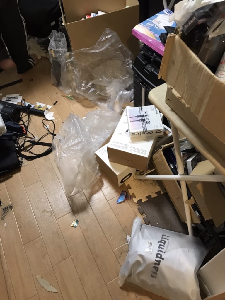 【分割払い事例】埼玉県川越市の汚部屋の清掃作業