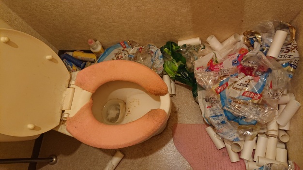 栃木県小山市の汚部屋の清掃と大量ゴミの回収
