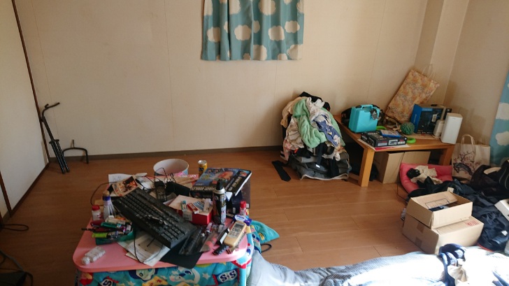 群馬県渋川市のゴミ屋敷の清掃と不用品の回収