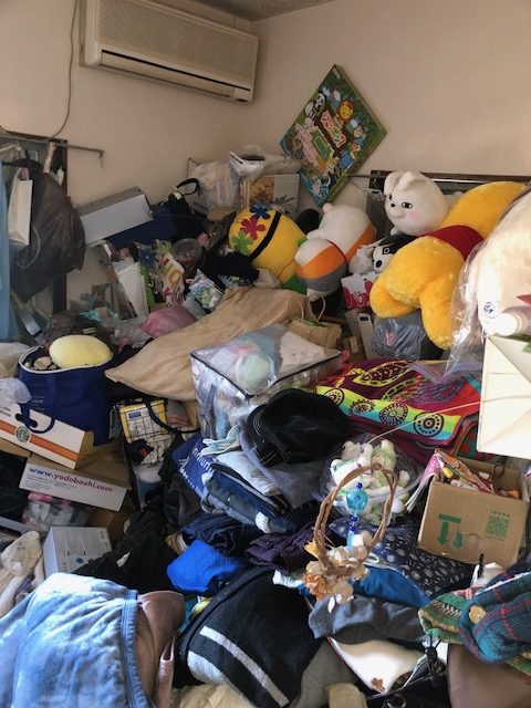 千葉県習志野市の汚部屋の清掃と不用品の回収