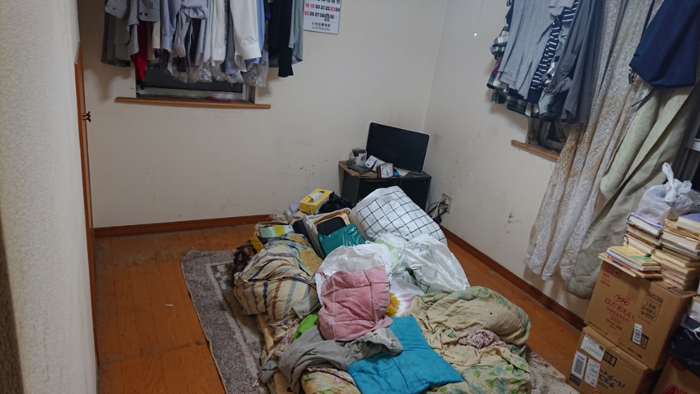 【後払い事例】東京都江戸川区の部屋の片付けと不用品回収