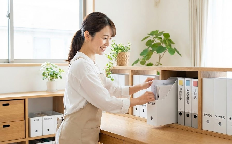 家庭の書類を片付ける方法とは？整理・収納しやすくなるコツもご紹介