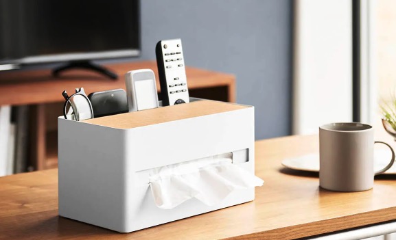 山崎実業 ティッシュケース一体型ケース