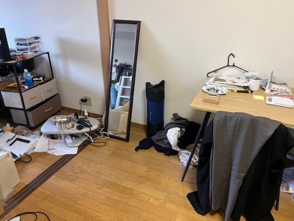 埼玉県上尾市 不用品のみが回収された部屋
